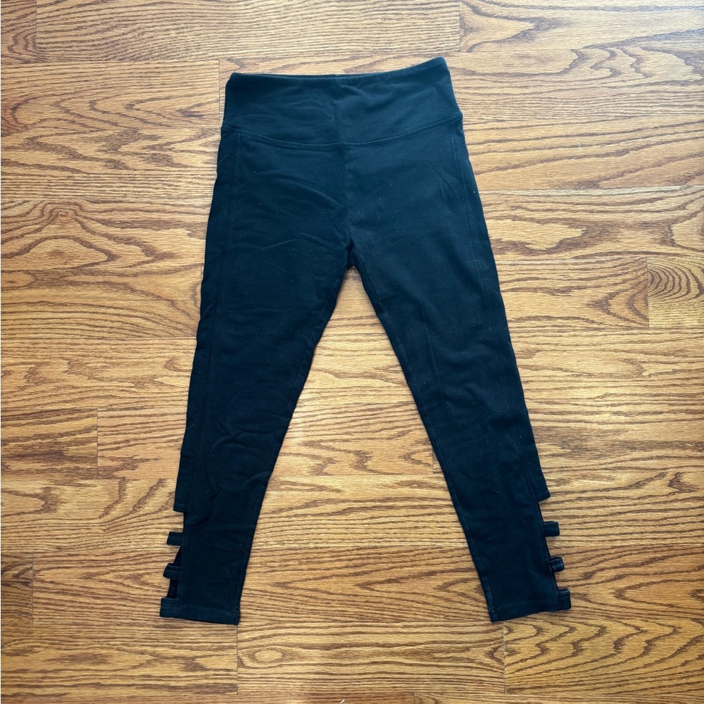 SO Black Leggings with Side Accents